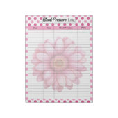 ピンクフローラ血圧計 ノートパッド (回転)