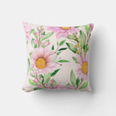 ピンクフローラ装飾用クッション クッション (正面)