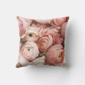 ピンクフローラ装飾用クッション クッション (裏面)