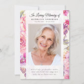 ピンクフローラ記念事業 招待状 (正面)