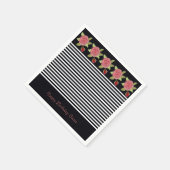 ピンクフローラ設計 スタンダードカクテルナプキン (角)