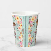 ピンクフローラ誕生日馬の誕生日パーティー 紙コップ (左)