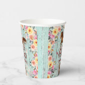 ピンクフローラ誕生日馬の誕生日パーティー 紙コップ (右)