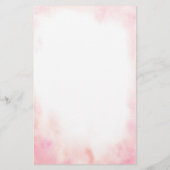 ピンクフローラ赤ちゃんシャワー茶パーティーベビービンゴゲーム (裏面)