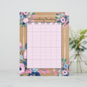 ピンクフローラ金ゴールドクラフト紙事業在庫 (スタンド正面)