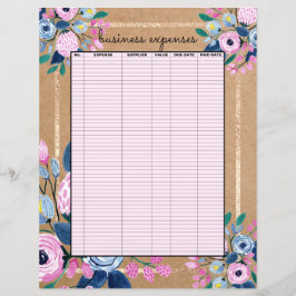 ピンクフローラ金ゴールドクラフト紙事業費