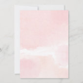 ピンクフローラ金ゴールドユーカリ赤ちゃん女の子の発表 (裏面)