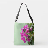 ピンクフローラ開花 クロスボディバッグ (裏面)