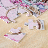 ピンクフローラ電話ブース ジグソーパズル (側面)