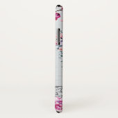 ピンクフローラ電話ブーパーソナライズされたス Case-Mate iPhoneケース (裏面/右)