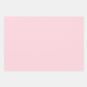 ピンクフローラ鹿〔雄ジカの〕枝角 パーソナライズされた ラッピングペーパーシート (正面2)