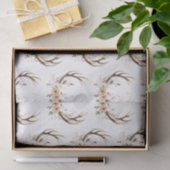 ピンクフローラ鹿〔雄ジカの〕枝角 薄葉紙 (ギフト)