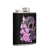 ピンクフローラ黒糖スカルの日の死 フラスク (右)