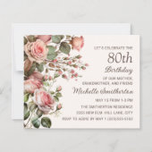 ピンクフローラ100th祖母80誕生日 (正面)