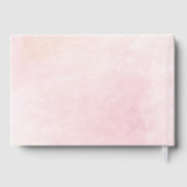 ピンクフローラ15位誕生日キンセアニェラバラ金ゴールド ゲストブック (裏面)