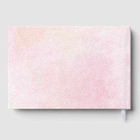 ピンクフローラ15位誕生日キンセアニェラバラ金ゴールド ゲストブック (裏面)