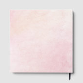 ピンクフローラ15誕生日スクリプトパーティー銀箔 ゲストブック (裏面)