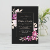 ピンクフローラ2021年度卒業パーティーのクラス 招待状 (スタンド正面)