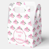 ピンクフローラ21歳の誕生日 フェイバーボックス (オープン)