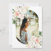 ピンクフローラ40歳の誕生日パーティーの招待状 招待状 (裏面)