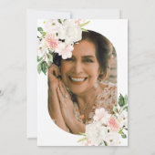 ピンクフローラ60歳の誕生日パーティーの招待状 招待状 (裏面)