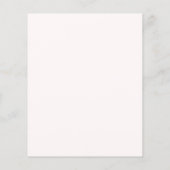 ピンクフローラ70thブックテーマ誕生日招待状 (裏面)