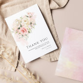 ピンクフローラ75th誕生日パーティー サンキューカード