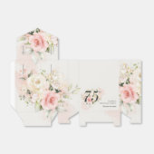 ピンクフローラ75th誕生日パーティー フェイバーボックス (折り畳みなし)