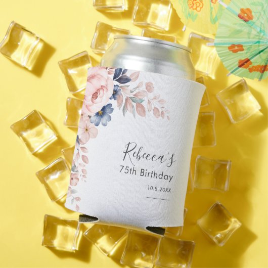 ピンクフローラ75th誕生日パーティー 缶クーラー (インサイチュ 夏)