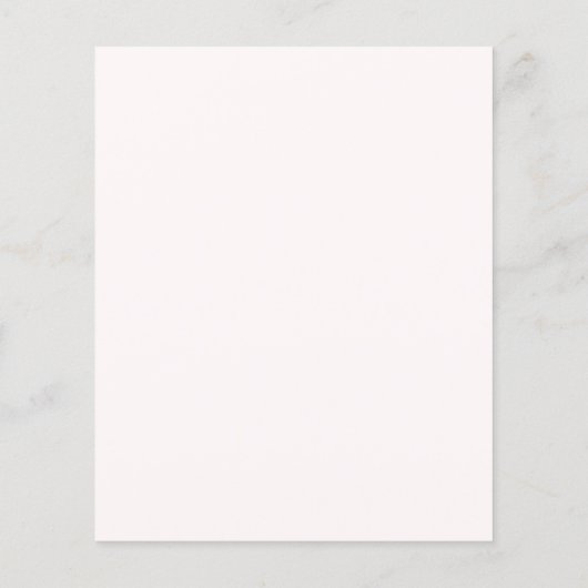 ピンクフローラ80thブックテーマ誕生日招待状 (裏面)