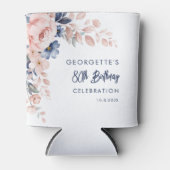 ピンクフローラ80th Birthday Partyスクリプト 缶クーラー (正面)