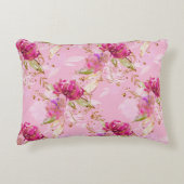 ピンクフローラ アクセントクッション (正面)