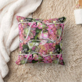 ピンクフローラ クッション (ブランケット)