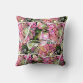 ピンクフローラ クッション (裏面)