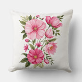 ピンクフローラ クッション (正面)