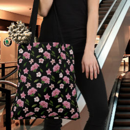 ピンクフローラ トートバッグ