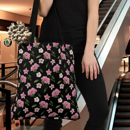 ピンクフローラ トートバッグ