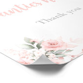 ピンクフローラ、ブライダルシャワーゲーム ポスター (角)