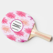 ピンクフローラ 卓球ラケット (横)
