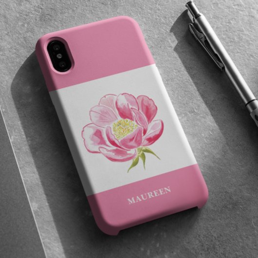 ピンクフローラ Case-Mate iPhoneケース