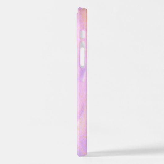 ピンクフローラ iPhoneケース (左側面)