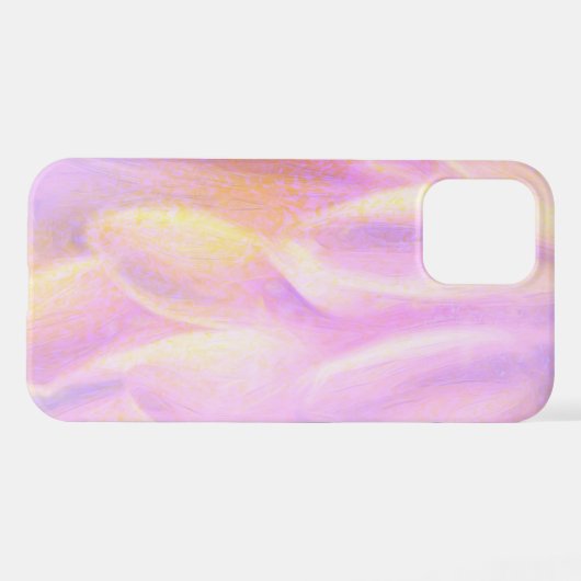 ピンクフローラ iPhoneケース (裏面横)