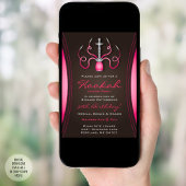 ピンクフーカパーティの招待状 招待状