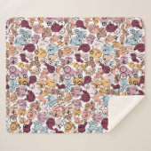 ピンクフーフェミニスト シェルパブランケット (正面(横))