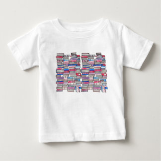 ピンクブックベビードレス ベビーTシャツ