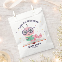 ピンクブックワームテーマ フェイバーバッグ