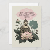 ピンクブッダとフラワーフレンドカード シーズンカード (正面/裏面)