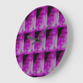 ピンクブッダ時計 ラージ壁時計 (傾斜)