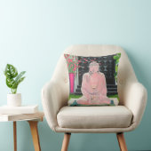 ピンクブッダ装飾用クッション クッション (椅子)