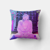 ピンクブッダ装飾用クッション クッション (裏面)